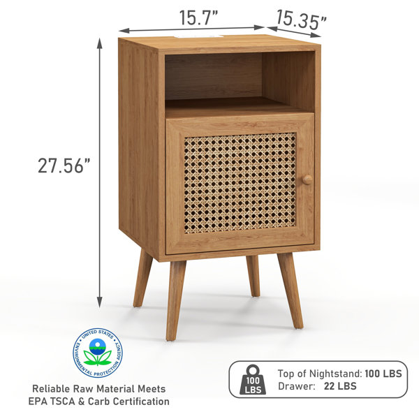 Bayou Breeze Laurius Nightstand & Reviews - Wayfair Canada